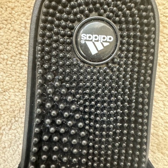 COPY - Adidas Black and White Slide Sandals - Picture 5 of 6